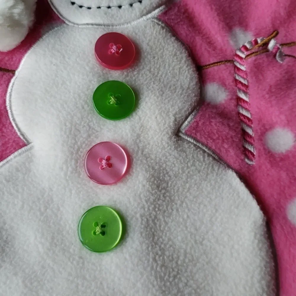 NWOT Adorable Bonnie Baby Snowman Dress Sz 12 Mos
